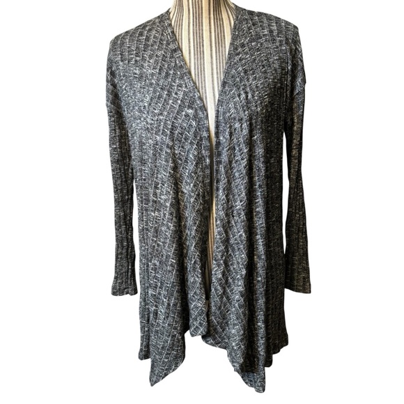 American Eagle Outfitters Sweaters - American Eagle Cardigan Small Heather Gray Open Front Sweater Ribbed Draped